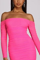 Miss Me Mesh Mini Dress
