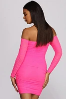Miss Me Mesh Mini Dress