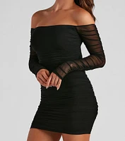Miss Me Mesh Mini Dress
