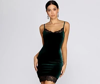 Velvet Vixen Mini Dress