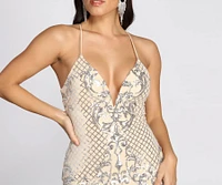 All That Shine Mini Dress