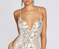All That Shine Mini Dress