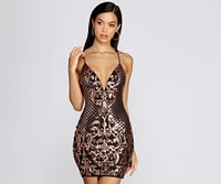All That Shine Mini Dress
