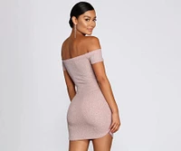 Round And Glitter Dress