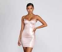 Butterfly Babe Metallic Mini Dress