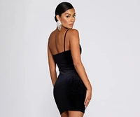 Midnight Star Velvet Mini Dress