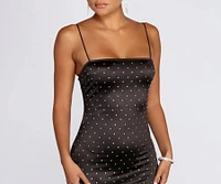Treat Me Heat Stone Mini Dress