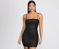 Gorgeous Glitter Mini Dress
