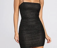 Gorgeous Glitter Mini Dress