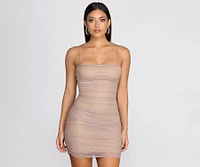 Gorgeous Glitter Mini Dress