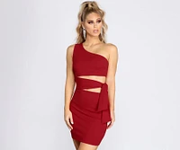 A Cut Above Mini Dress