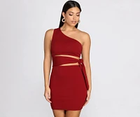 A Cut Above Mini Dress