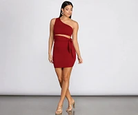 A Cut Above Mini Dress