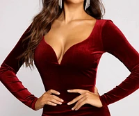 Velvet Vixen Long Sleeve Mini Dress