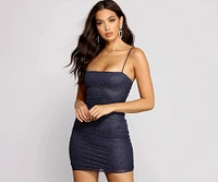 Gorgeous Glitter Mini Dress