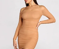 Miss Me Mesh Mini Dress