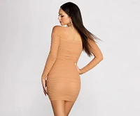 Miss Me Mesh Mini Dress