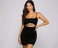 Sultry Style Sleeveless Mini Dress