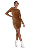 Warm Down Corduroy Mini Dress