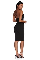 Leave That X Back Dress