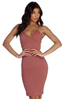Leave That X Back Dress