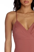Leave That X Back Dress