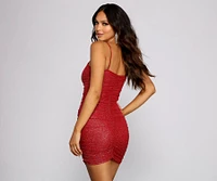 Gorgeous Glitter Mini Dress