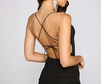 Simply Sultry Sleeveless Mini Dress