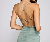 Simply Sultry Sleeveless Mini Dress