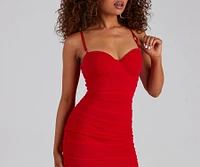 Sweet Spice Corset Mini Dress