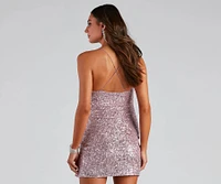 Glitzy Babe Sequin Mini Dress