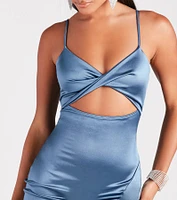 Stunning Sleek Style Midi Dress