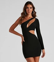 Sweet Stunner One-Shoulder Dress