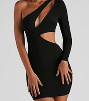 Sweet Stunner One-Shoulder Dress
