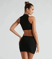 Hawt Honey Cutout Mini Dress