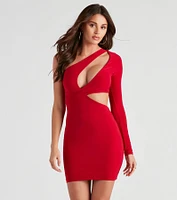 Sweet Stunner One-Shoulder Dress