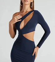 Sweet Stunner One-Shoulder Dress