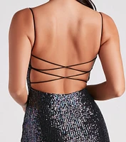 Speak My Language Sequin Dress