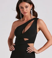 Short And Flirty Cutout Mini Dress