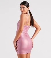 Groovy Gal Metallic Mini Dress