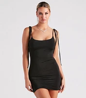 Keep It Sultry Strappy Bodycon Mini Dress