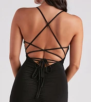 Keep It Sultry Strappy Bodycon Mini Dress