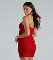 Night Shimmers Bodycon Mini Dress