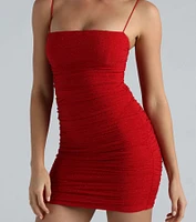 Night Shimmers Bodycon Mini Dress