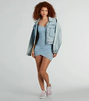 Captivating Night Glitter Mini Dress