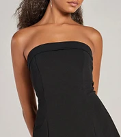 Forever Chic Drop Waist A-line Mini Dress