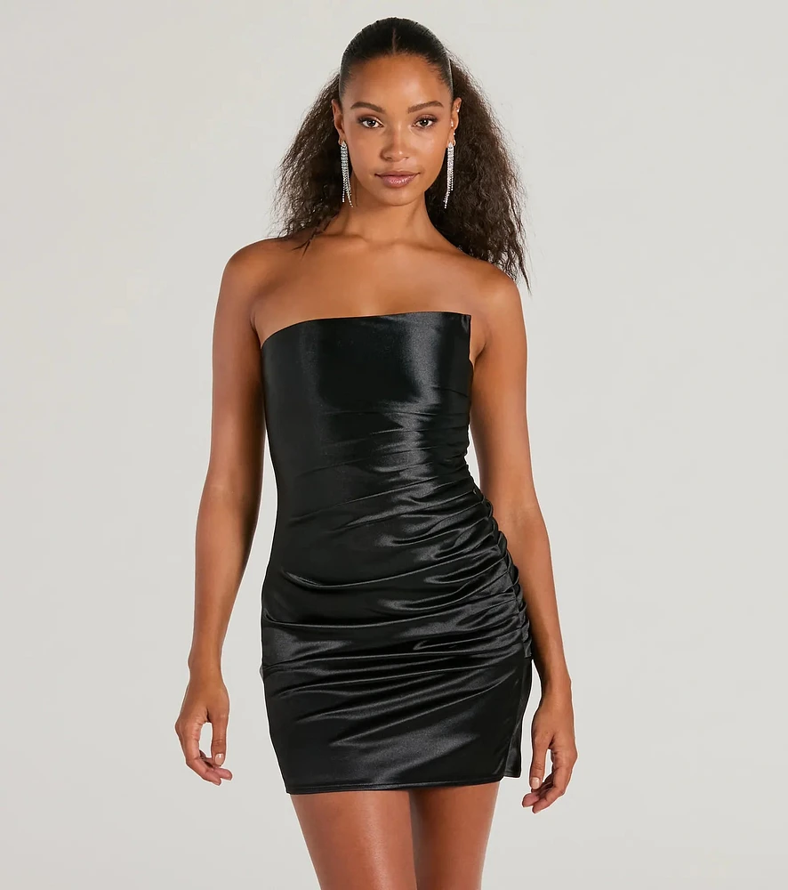 Flawless Sensation Strapless Bodycon Mini Dress