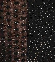 Sultry Glitz Rhinestone Mesh Bodycon Mini Dress