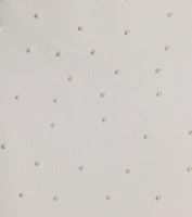 Upscale Company Cowl Halter Faux Pearl Mini Dress