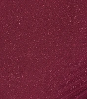 Sultry Glitz Glitter Cold-Shoulder Mini Dress